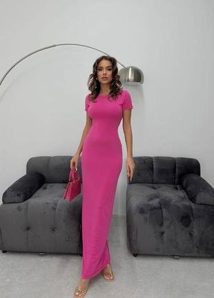 Стильна базова сукня в кольорах3 фото