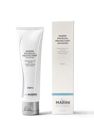 Marini physical protectant tinted spf45 jm маріні фізикал протектант спф 45 сонцезахисний крем