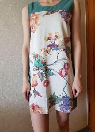 Гарне дизайнерське платтячко з натуральної тканини1 фото