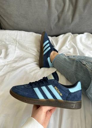 Жіночі кросівки adidas spezial handball dark blue3 фото