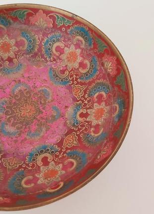 Ваза латунь салатница индия латунная винтаж