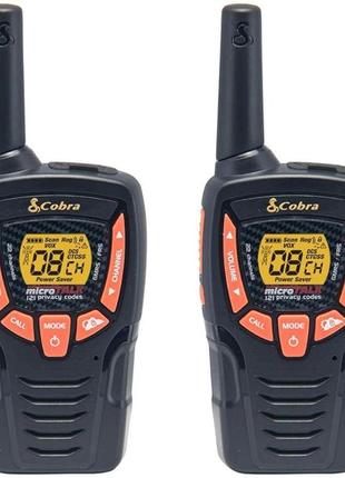 Новые водостойкие рации cobra acxt 345 с радиусом действия до 37 км.  зарядка  от usb порта