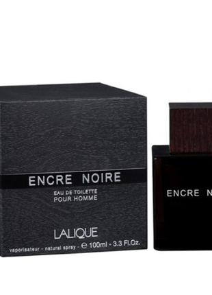 Оригінальна чоловіча туалетна вода lalique encre noire pour homme 100ml, фужерний вечірній аромат