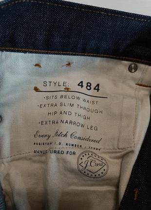 Новые джинсы j.crew japanese kaihara raw denim