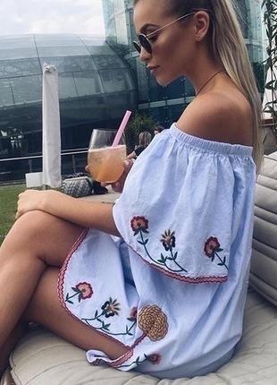 Плаття вишиванка zara. плаття з вишивкою 100% котон