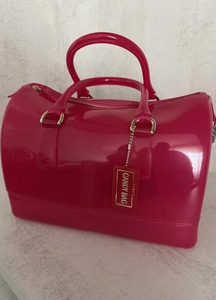 Furla candy bag сумочка оригінал із цілою замочком в чудовому стані