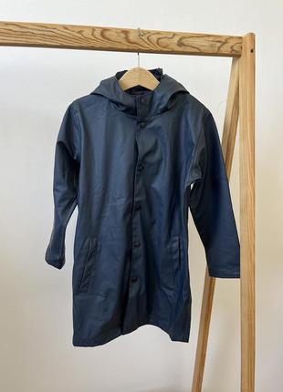 Синий дождевик для мальчика грязепуф дождевой плащ ветрозащитная куртка