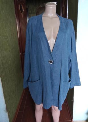 Льняной жакет итальялия