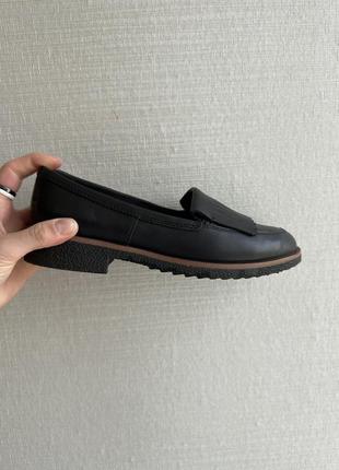 Лофери туфлі clarks/лоферы , туфли черные