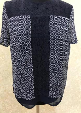 Блуза синя2 фото