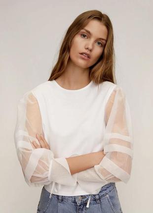Футболка mango блуза zara