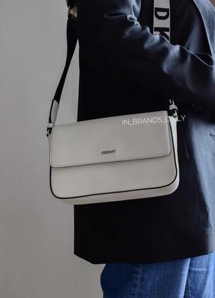 Сумка кросс-боди dkny кожаная