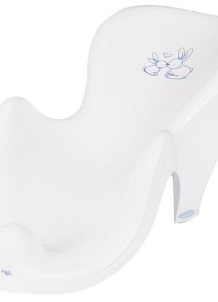 Дитяча гірка для купання зайчики (білий)/ tega/ kr-003-103