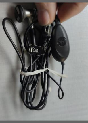 Гарнітура для телефону motorola с одним навушником mini usb