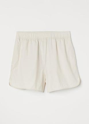 Шорты в спортивном стиле из тонкого хлопка h&m