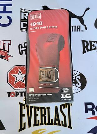 Боксерские перчатки everlast 1910 classic оригинал 14 унций 16 унций