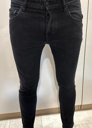 Джинсы dsquared2 skinny (черные)