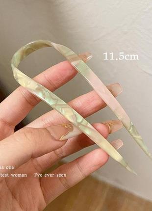 Корейская u-образная ацетатная вилка для волос палочка для волос, заколка, булавка