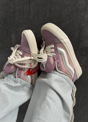 vans knu plarform pink lilac