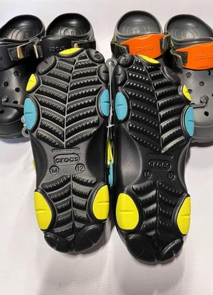 Crocs all-terrain clog 206340-0c4 крокси оригінальні чоловічі тапки шльопанці резинові сан...
