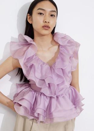 Топ с баской и воланами &amp; other stories 1221175001