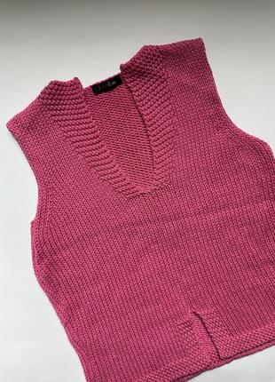 Жіночий вʼязаний топ від бренду sofline