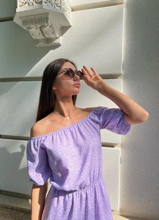 Жіноча сукня бузковий колір