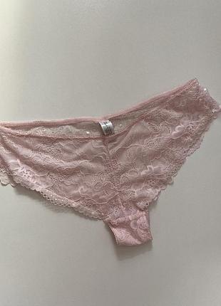 Кружевные розовые трусики secret possessions