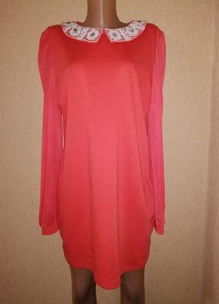 Красиве яскраве коротке жіноче плаття, туніка 16 р. atmosphere