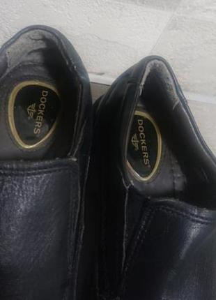 Мужские кожаные ортопедические туфли dockers3 фото