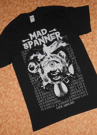 Футболка mad spanner/life absurd/рок мерч
