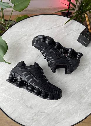 Nike shox tl triple black 10