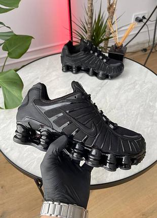 Nike shox tl triple black 2