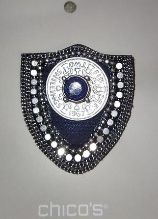 Брошь chicos серебряный пенни