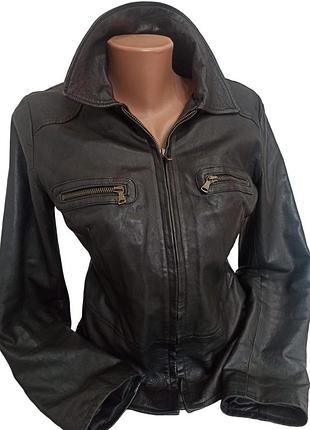 Мягкая кожаная куртка leonardo