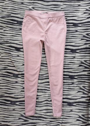 Стильные джинсы джеггинсы скинни с высокой талией george, 12 размер.