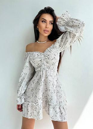 Муслінова сукня міні