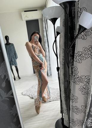 Платье миди zara2 фото