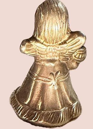 Девочка-ангел, подсвечник, бронза
