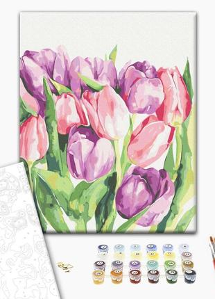 Картина по номерам "утренние тюльпаны © karolina bundash", "bs53939", 40x50 см