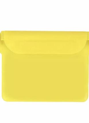 Водонепроникна сумка на пояс для смартфона та документів waterproof bag жовта