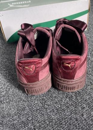 Кроссовки, кеды puma | carina street | suede | basket2 фото