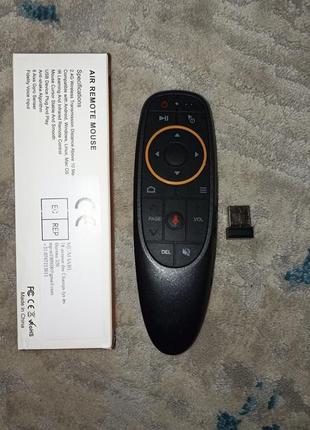 Пульт g10s для smart tv приставок (wireless, gyroscope, voice control)