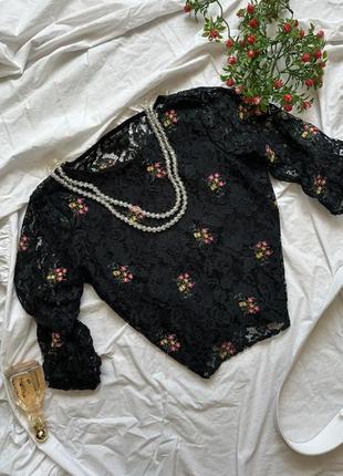 Топ кружевной