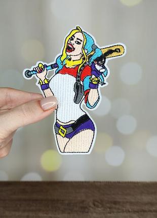 Нашивка, патч "харлі квінн. harley quinn. dc" (наш0114)1 фото