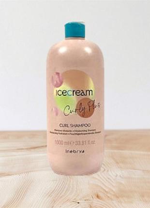 Шампунь для кучерявого волосся inebrya ice curly shampoo 1000 мл