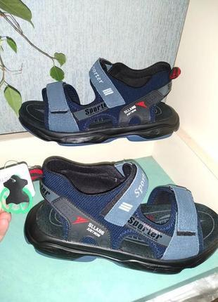 Шикарні шкіра-кожа босоножки для підлітків