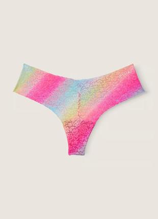 Безшовні трусики від вікторія сікрет no-show soft lace thong panty