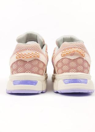 Жіночі текстильні кросівки asics gel kahana 8 white pink асікс гель кохана5 фото