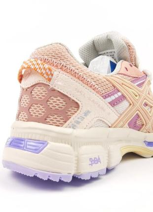 Жіночі текстильні кросівки asics gel kahana 8 white pink асікс гель кохана7 фото